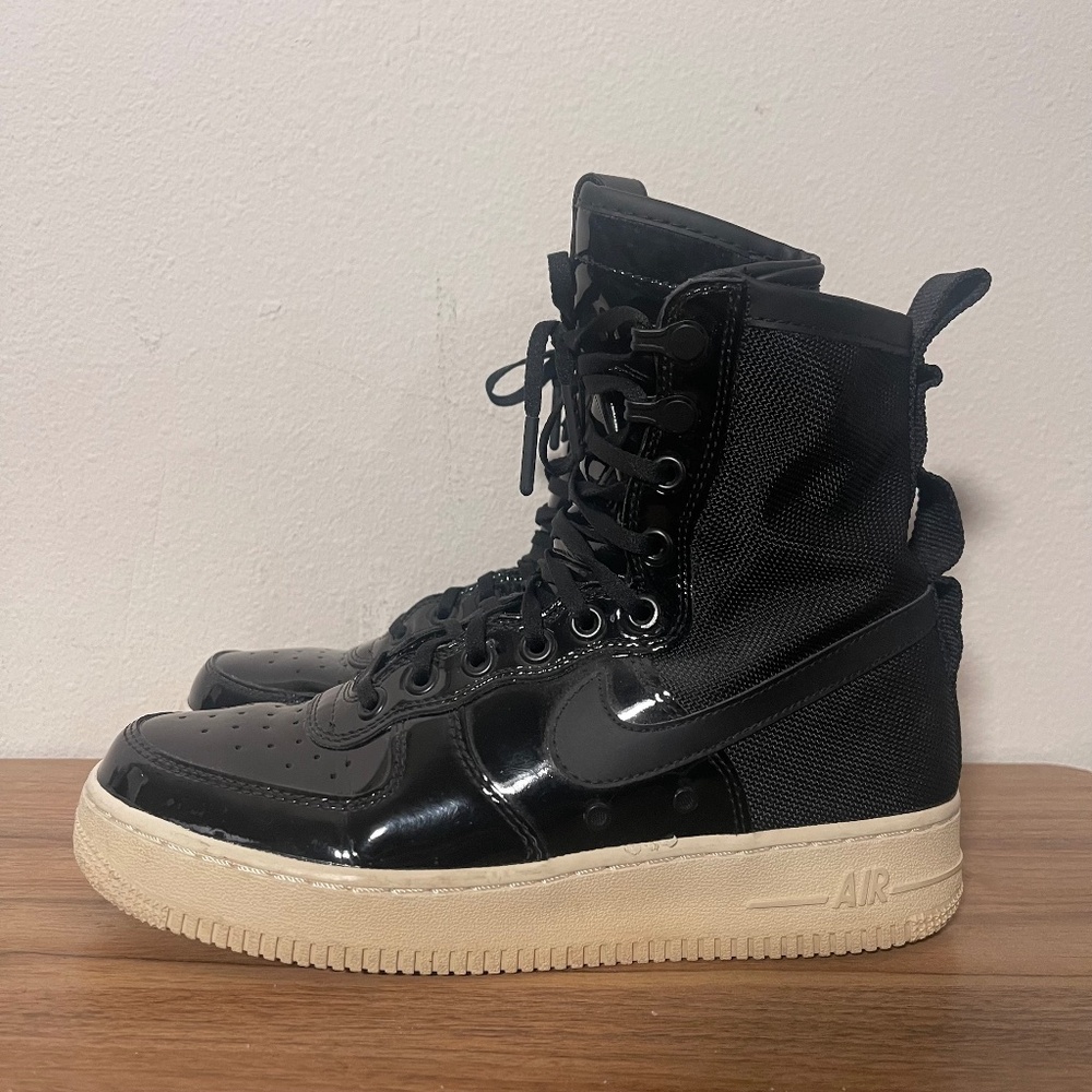 Nike Women's AF1 High Ruby Rose Force is Female Shoe Sneaker Black Size 8